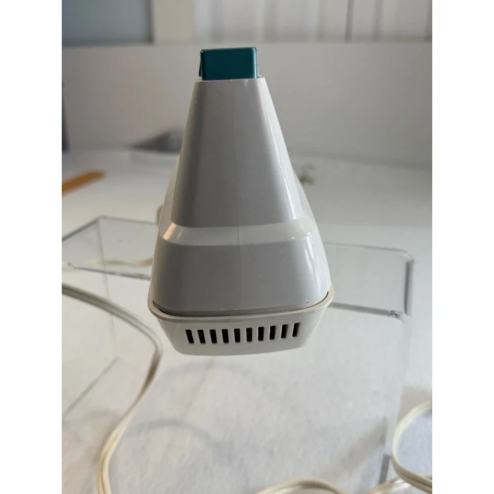Sunbeam Mixmaster Hand Mixer White Teal 4 Speed Model 03151 110W Corded Electric